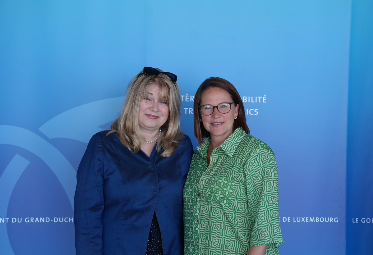 Minister <a href="/Yuriko_Backes/">Yuriko Backes</a> received Barbara Karpetová, Ambassador of Czechia in Luxembourg. They discussed defence cooperation and priorities, bilateral, within EU and NATO, as well as the importance of continued military support to Ukraine. 
🇨🇿🤝🇱🇺