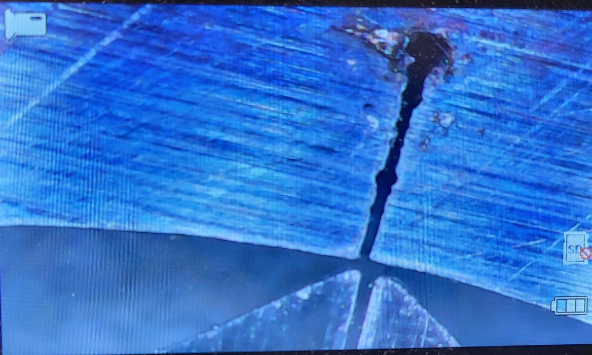 Tobias_Arms's tweet image. Close up of the pierce and lead in on the @xToolOfficial metalfab laser cutter. This is 1.6mm 1095 blue tempered steel.
Shown below the cut are the tips of calipers set to 0.10mm, so the kerf is thinner than that.