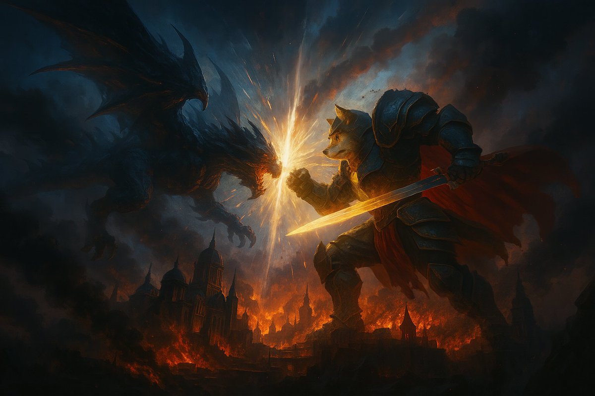Big_Collision_'s tweet image. Dragons brought darkness.
But we are the warriors of Shibarium.
Our sword is vision, our armor is community.
This war is ours, this future is ours.
@kaaldhairya @ShytoshiKusama #ShibArmy #BIGCOLLISION #BIG