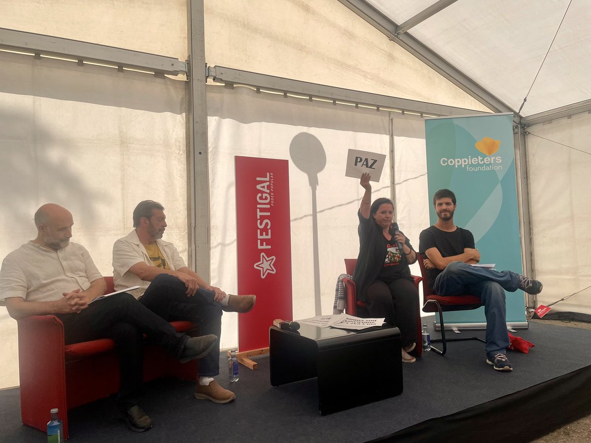 Coppieters Foundation (@ideasforeurope) on Twitter photo “Peace and respect for self-determinarion is the essence of who we are and our international action”
Member of the European Parliament <a href="/anamirandapaz/">Ana Miranda</a> at Festigal event on 🕊 Peace and Sovereignty of the Peoples to Counter New Wave of Global Imperialism “Peace and respect for self-determinarion is the essence of who we are and our international action”
Member of the European Parliament <a href="/anamirandapaz/">Ana Miranda</a> at Festigal event on 🕊 Peace and Sovereignty of the Peoples to Counter New Wave of Global Imperialism