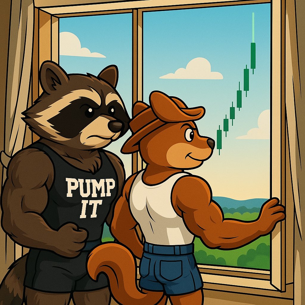 BohamdanSol's tweet image. GM ☀️
Which crypto is looking like this chart today? 👀
Asking for these two legends 🦝🐿️