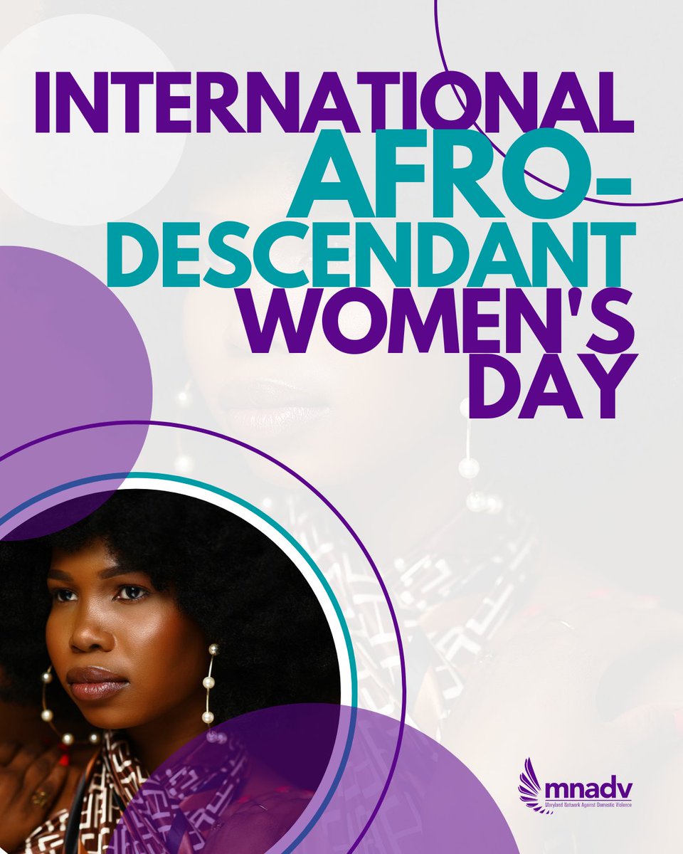 Today, on International Afro-Descendant Women’s Day, we honor the strength, leadership, and resilience of Afro-descendant women across the world, especially those working to end gender-based violence and uplift their communities.

At MNADV, we recognize that Afro-descendant women