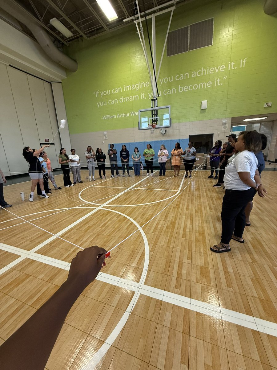MsWalker_AP's tweet photo. What an amazing 🎉 Unslumber Party at @HumbleISD_RCE ! A night full of laughs, team building, and getting classrooms ready 🖍️. The highlight? Our “String Connection” game—so many shared stories and meaningful connections. Grateful for the fellowship 💙💚 https://t.co/iqOq6EavHY