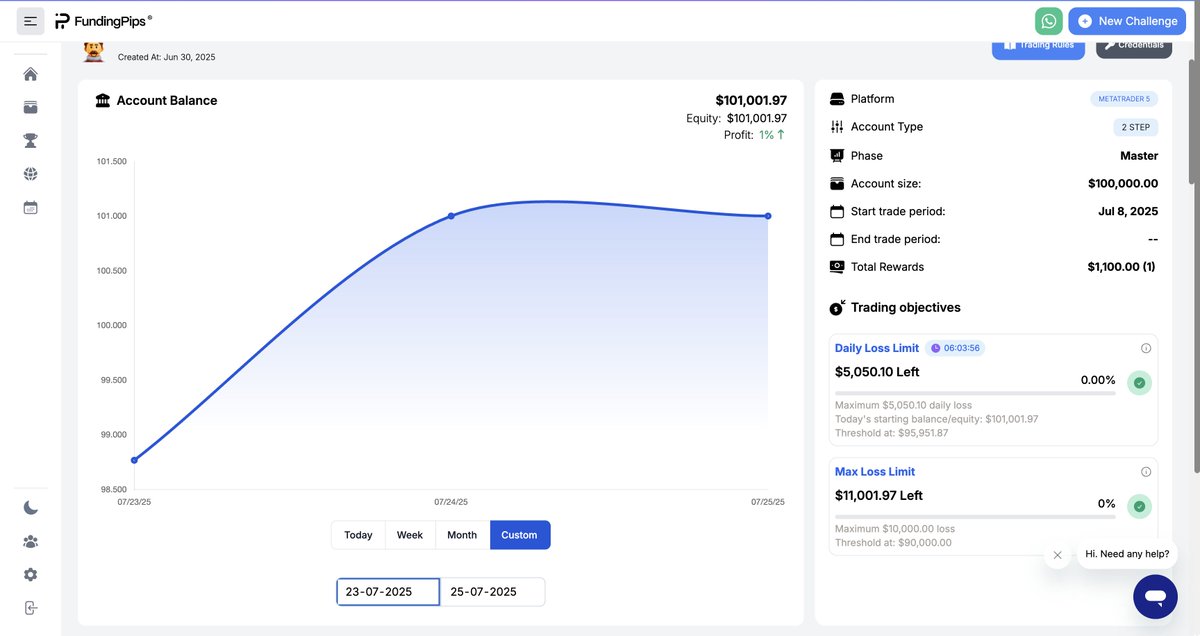 maxlbtc's tweet image. another 1000$ profit on my funded !

requesting this payout August 6, will keep you guys posted 💸