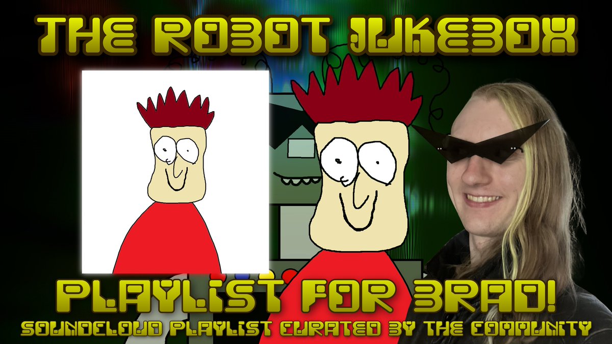 🚨THE ROBOT JUKEBOX RETURNS‼️
And we're streaming Brad's very own indie music SoundCloud playlist on YouTube &amp; Twitch!!! And thanks to y'all, we ALMOST have enough! But not quite, so KEEP SUBMITTING
(4 PM PT / 6 PM CT / 7 PM ET)
youtube.com/live/Umxq36fir…

twitch.tv/keeganclarkmus…