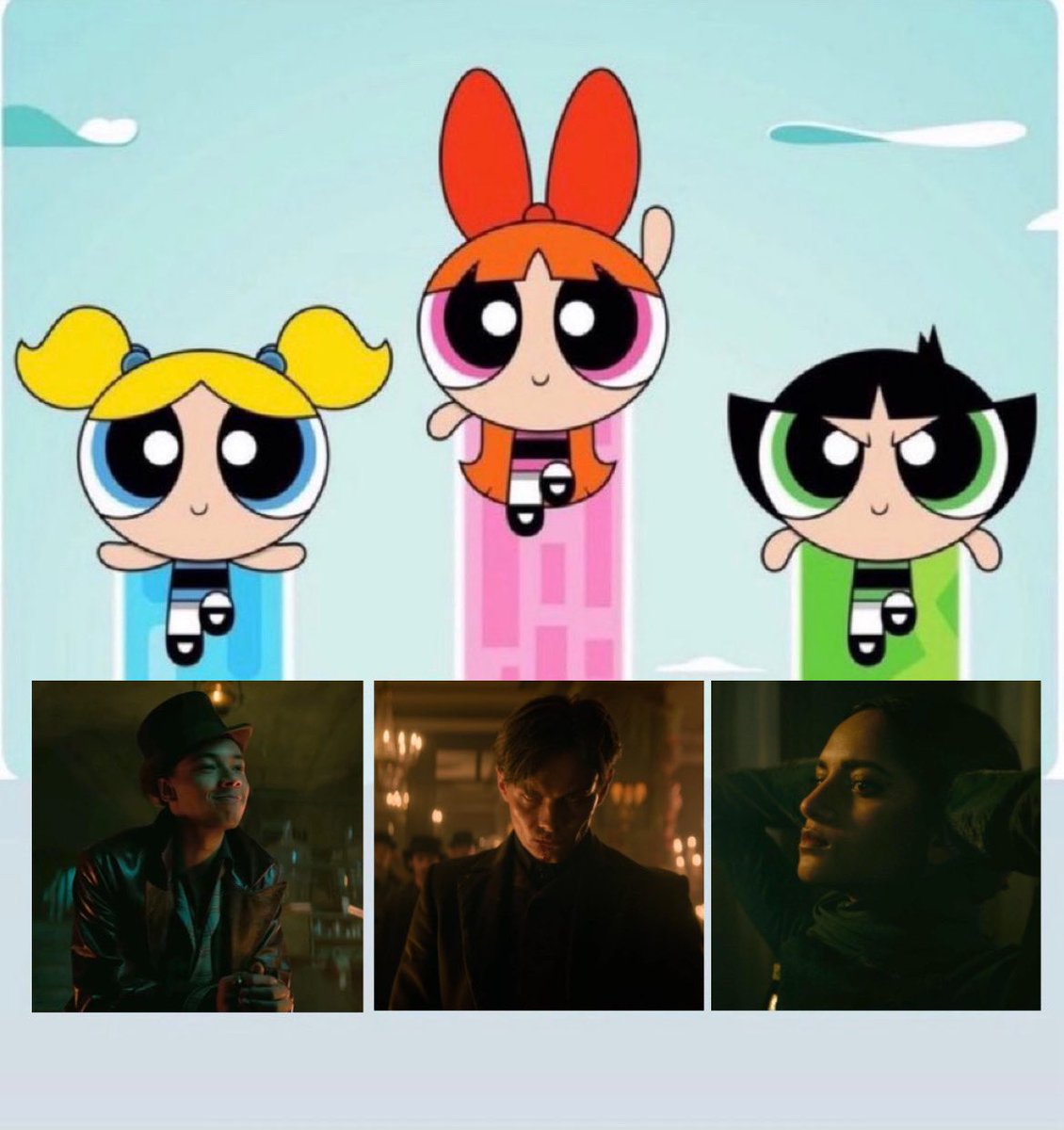 kanejthinker's tweet image. powerpuff crows