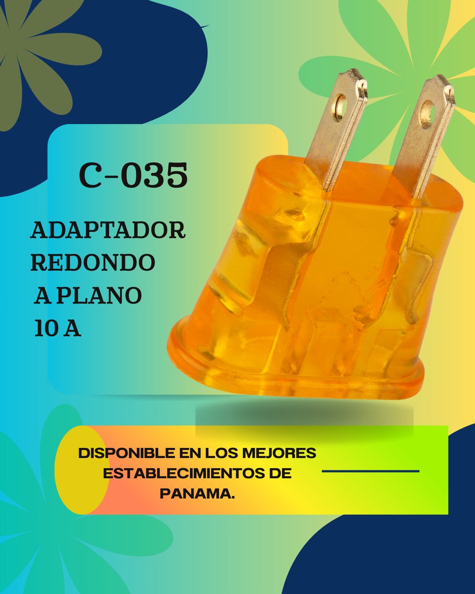 ptycodelca's tweet image. El Adaptador C-035 Codelca convierte enchufes redondos  a planos americanos (10A) . Ideal para el hogar/oficina, ofreciendo compatibilidad, seguridad y conveniencia. Resuelve problemas de enchufes, facilitando el uso de dispositivos importados. 

#ptycodelca #calidad