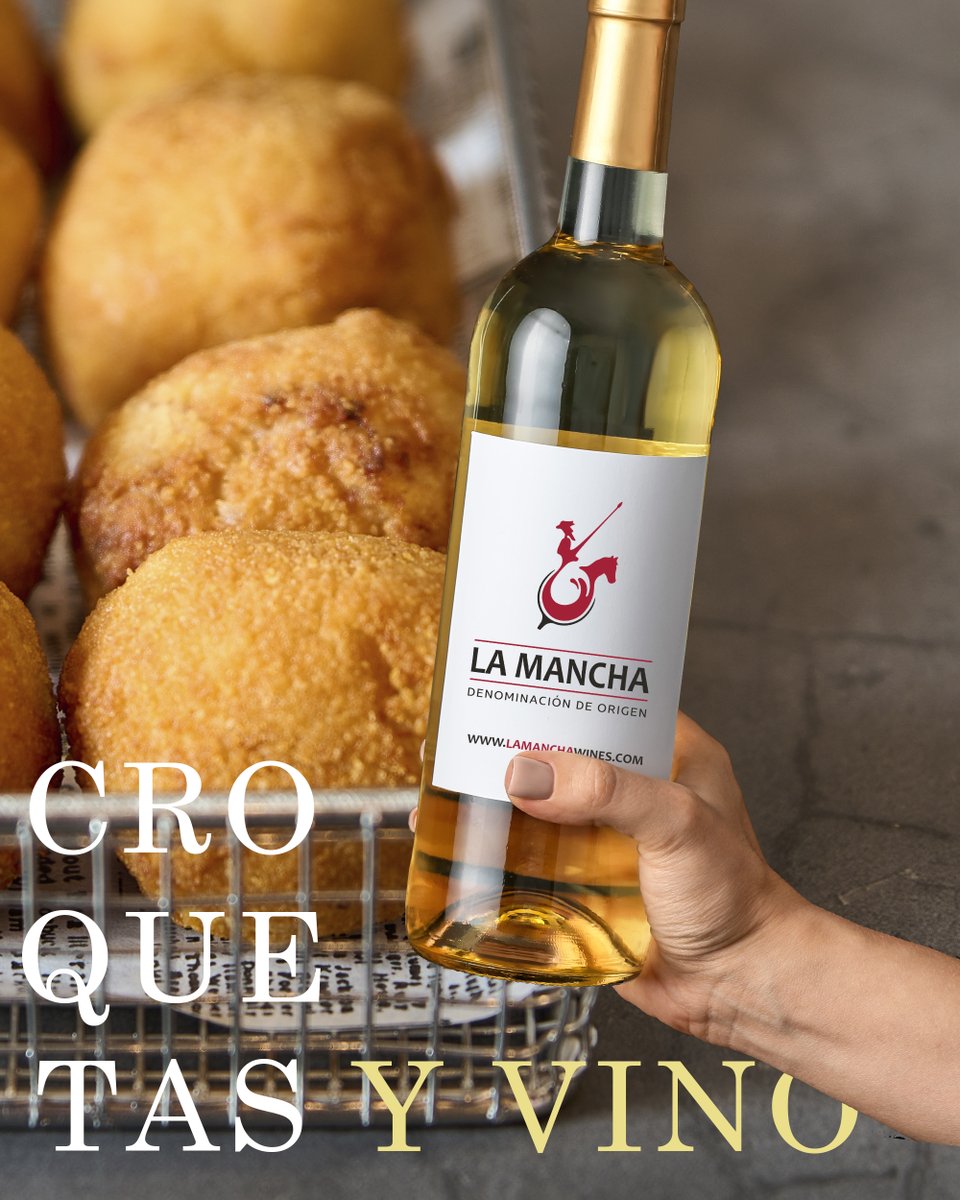 Sólo hay algo que nos gusta más que los fine de semana... ¡Las croquetas! 🍴
.
¡Y si las maridas con un vino #airén de La Mancha mucho mejor!
.
#vinodelamancha #DOLaMancha #vinosdecalidad #winelover #denominacióndeorigen #croquetas #gastronomia #vinoblanco