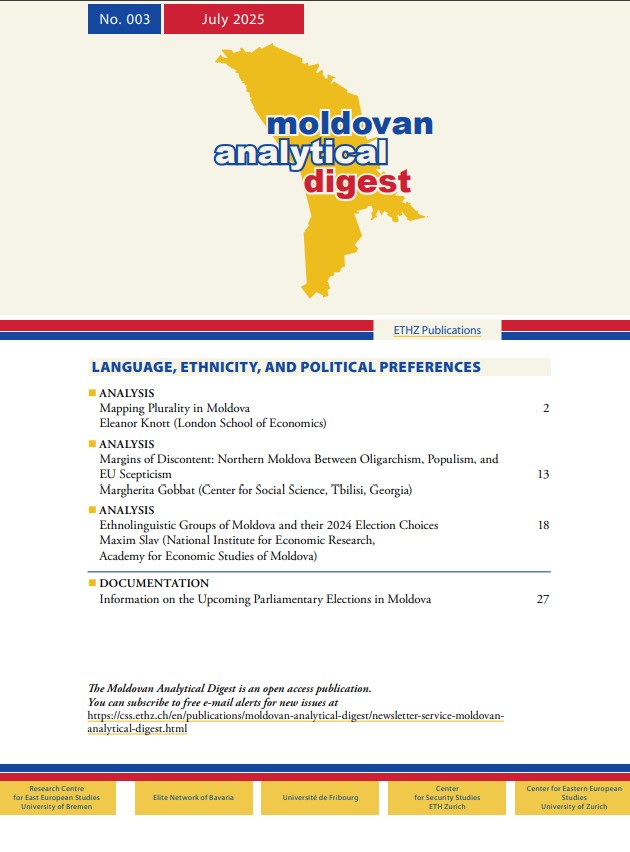 Ion Marandici (@ionmarandici) on Twitter photo If you are interested in understanding what goes on in post-communist #Moldova subscribe to the Moldovan Analytical Digest edited by <a href="/JanMattiD/">Jan Matti Dollbaum</a> & Amy Eaglestone.
The third issue includes contributions from <a href="/ellie_knott/">Ellie Knott @ellieknott.bsky.social</a>, Margherita Gobbat and Maxim Slav.
css.ethz.ch/content/dam/et… If you are interested in understanding what goes on in post-communist #Moldova subscribe to the Moldovan Analytical Digest edited by <a href="/JanMattiD/">Jan Matti Dollbaum</a> & Amy Eaglestone.
The third issue includes contributions from <a href="/ellie_knott/">Ellie Knott @ellieknott.bsky.social</a>, Margherita Gobbat and Maxim Slav.
css.ethz.ch/content/dam/et…