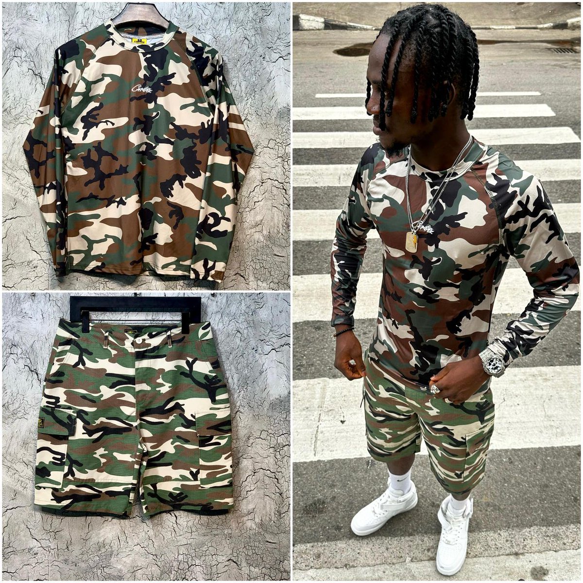 SophyDarlington's tweet image. *💯QUALITY CORTIEZ BODY CON & SHORT COMBO*
*AVAILABLE IN SIZES*
Location Lagos Nationwide delivery
Whatsapp link on bio