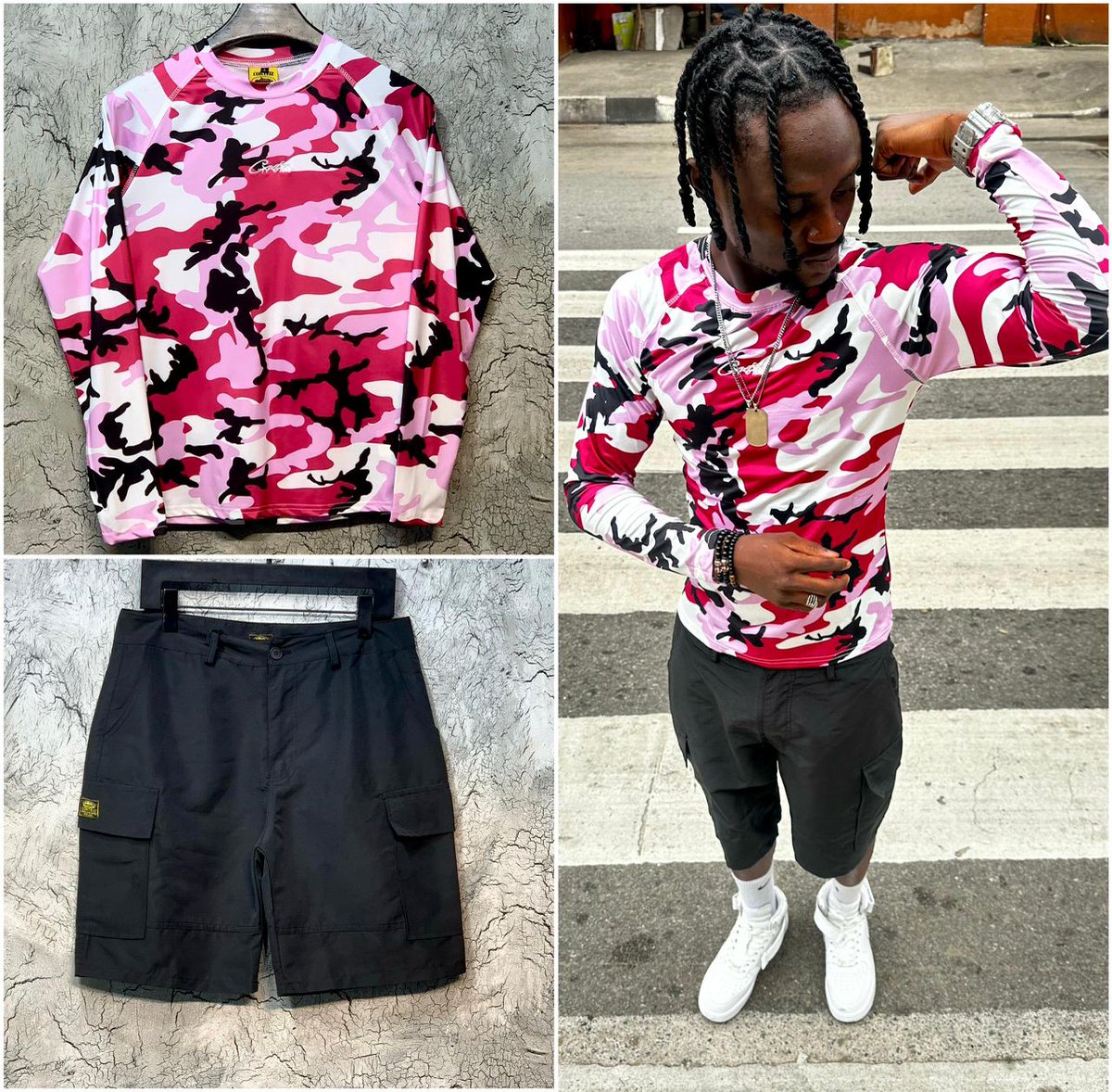 SophyDarlington's tweet image. *💯QUALITY CORTIEZ BODY CON & SHORT COMBO*
*AVAILABLE IN SIZES*
Location Lagos Nationwide delivery
Whatsapp link on bio