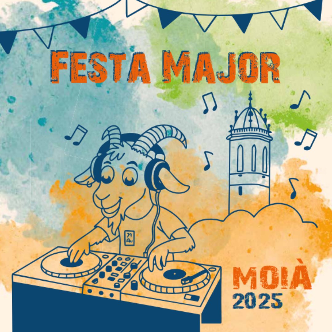 Ha arribat l'estiu i amb ell ja tenim aquí el programa de la Festa Major 2025 de Moià: tuit.cat/lMVrj🎊

Podeu adquirir les entrades, a  entrapolis.cat, a eAgora.app  o a l'OAC de l'Ajuntament.

BONA FESTA MAJOR!🎉
#FMMoià2025 #moiad