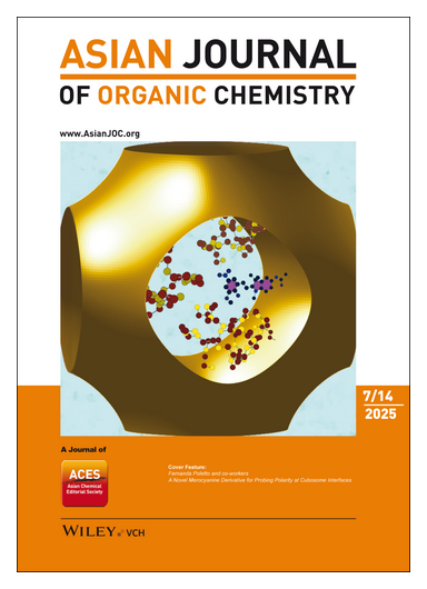 ACES_Journals's tweet image. #AsianJOrgChem #OnTheCover A Novel Merocyanine Derivative for Probing Polarity at Cubosome Interfaces (Fernanda Poletto and co-workers) onlinelibrary.wiley.com/doi/10.1002/aj… • onlinelibrary.wiley.com/doi/10.1002/aj…