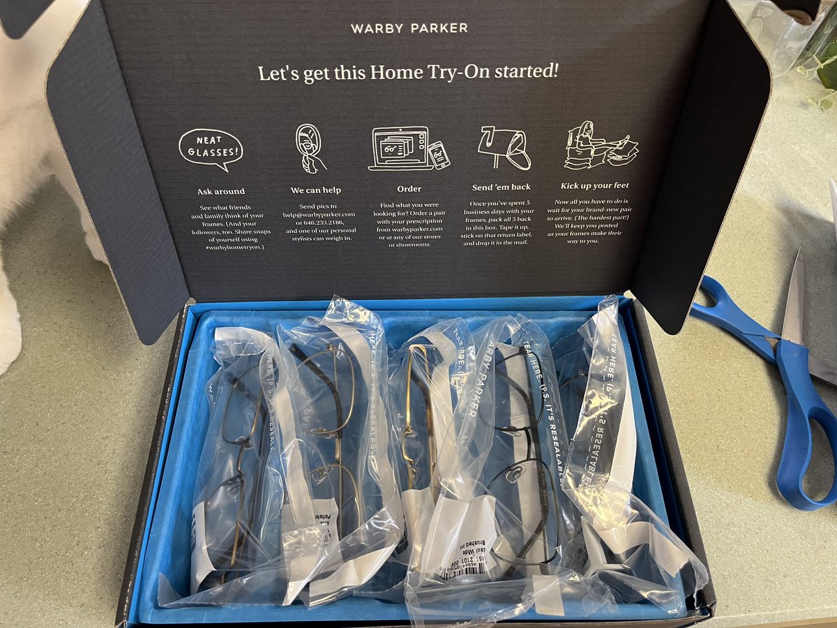 LiveaMemory's tweet image. My Box of Warby Parker Try-On Glasses Has Arrived!👓
The Plan - At Dinner This Evening I’m Going to Have My Family Vote On Them!🕶️🗳️
@WarbyParker