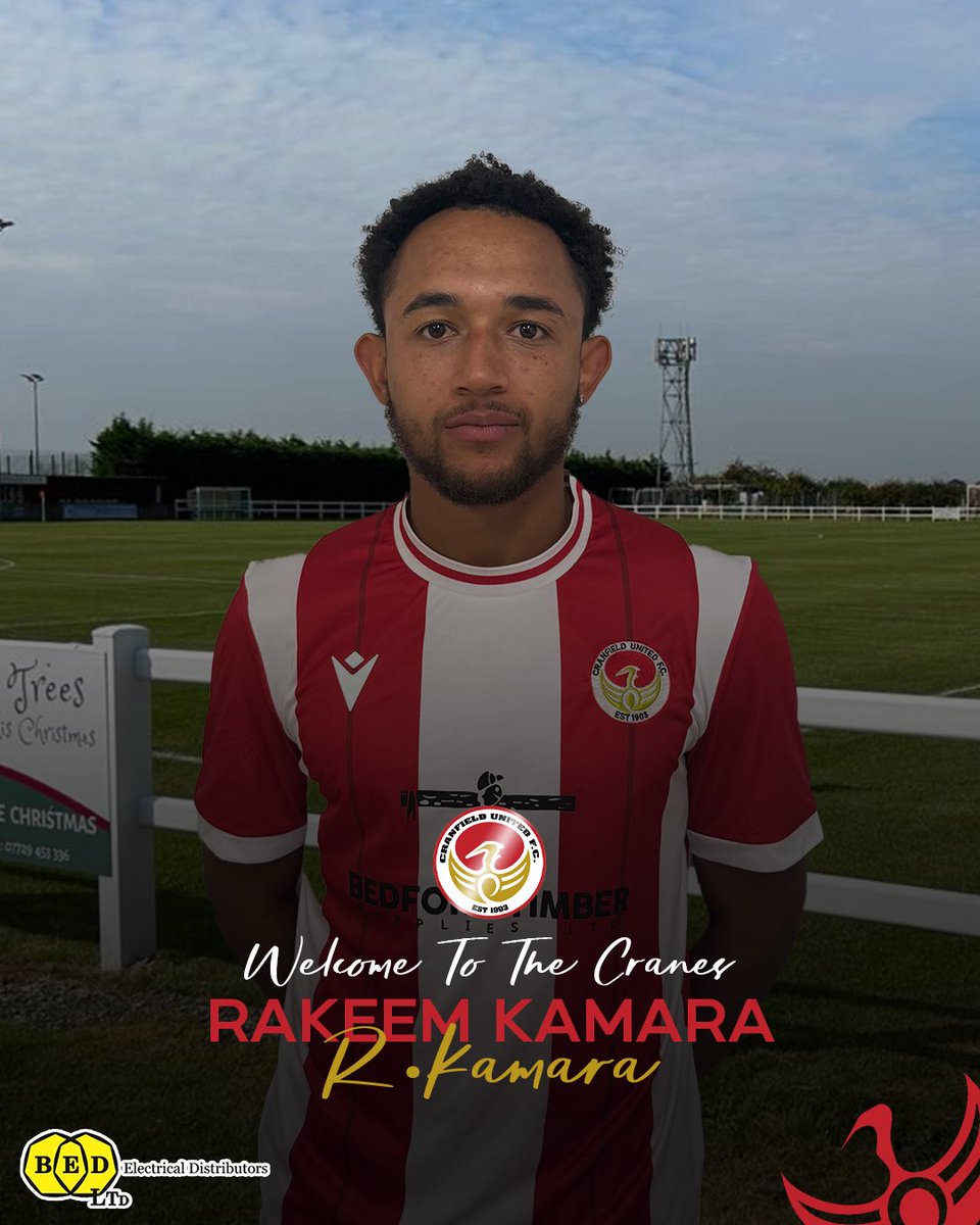 🏗️| Kamara Joins‼️

We can announce that Winger Rakeem Kamara joins the Cranes from Langford FC. Rakeem has caused us problems over the past few seasons when he has faced us, and we are delighted to have him in the Red &amp; White of the Cranes moving forwards.

Welcome Rakeem 🤝