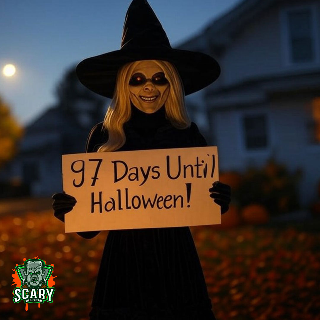 ScaryAllYear's tweet photo. 97 Days Until Halloween #DaysUntilHalloween https://t.co/9OqZucqDtJ
