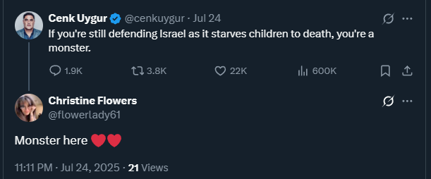 PhillyCrumb's tweet image. Christine Flowers loves the fact that people are starving in Gaza.