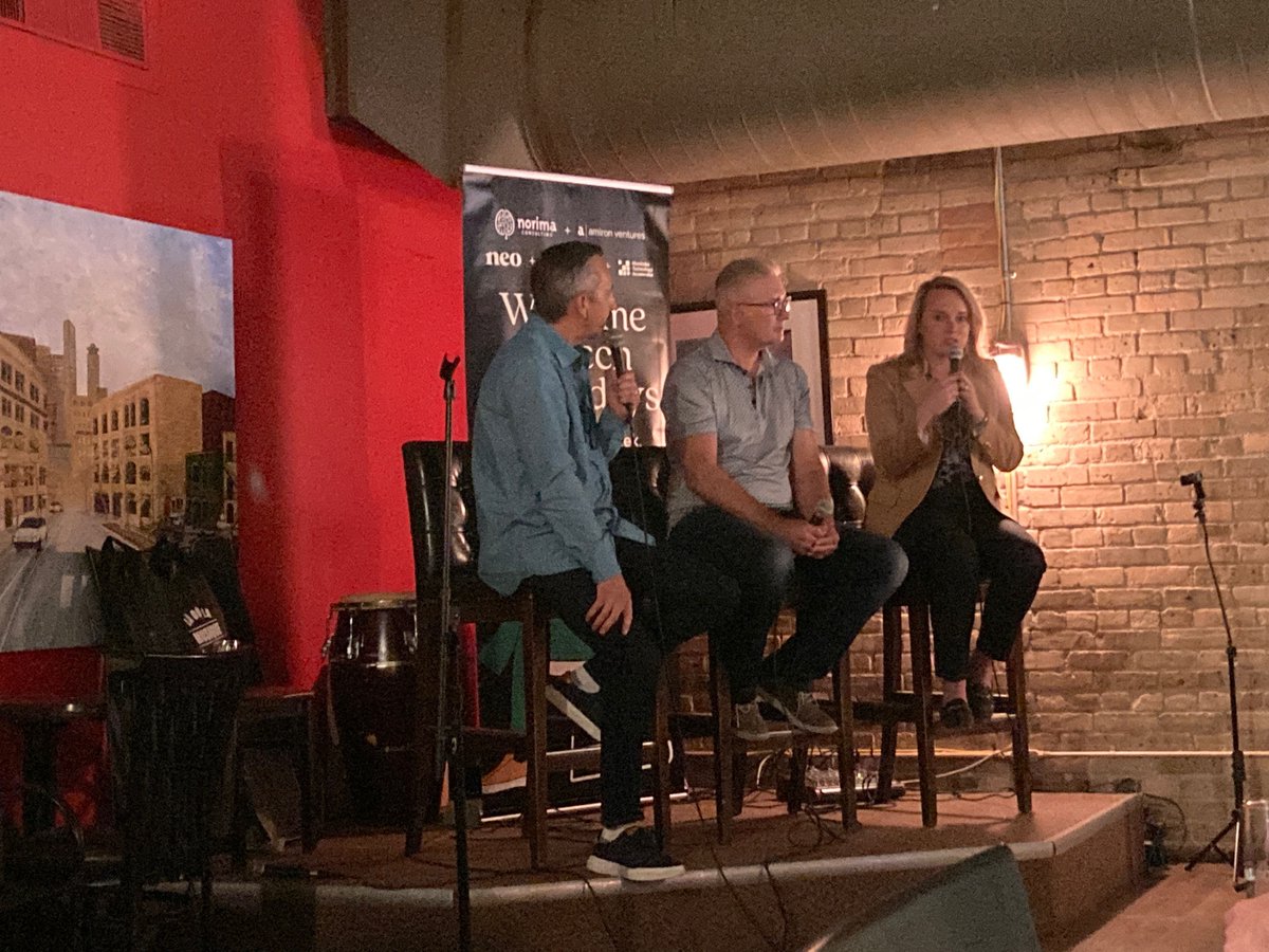 Thanks to everyone who came to last night's Tech Thursday panel. EMILI Managing Director Jacqueline Keena had a great time discussing agtech innovation with Terry Cholka who shared insights as a farmer and agtech investor, and Cal Harrison who moderated the discussion.