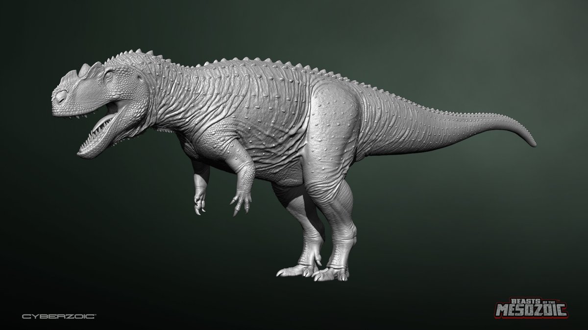 Beast_SculptKit's tweet image. It&apos;s comic con weekend, and in the spirit of new action figure/ collectible reveals, here is the first look at the sculpt for the highly-requested Ceratosaurus nasicornis! Release and preorder info is still TBD, but expect to see it in 2026! Amazing sculpt work by @RaulRamosArt