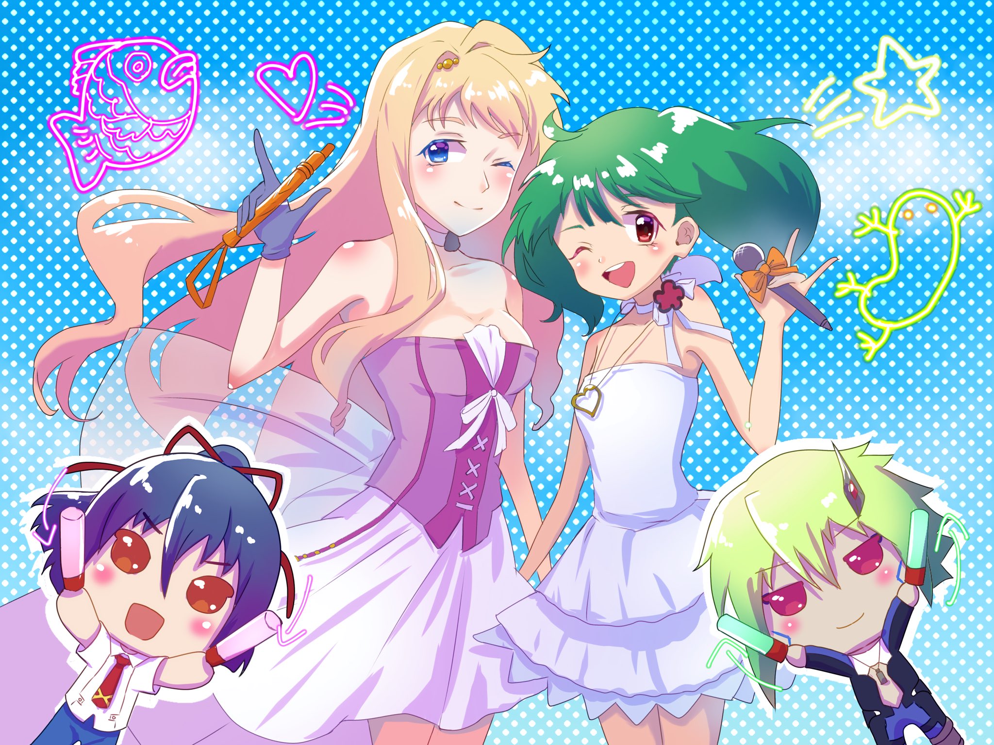 マクロスF ×まねきねこ100名抽選ポスター　早乙女アルト （江端氏絵）　B1 マクロスF ×まねきねこ100名抽選ポスター 早乙女アルト （江端氏