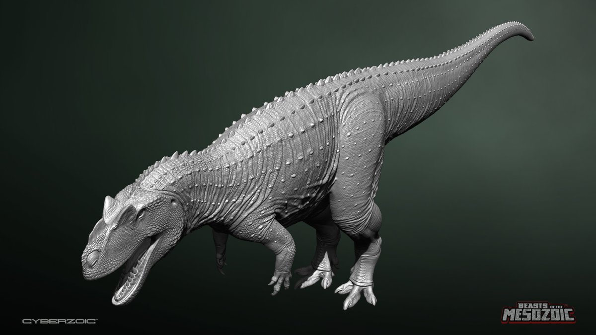 Beast_SculptKit's tweet image. It&apos;s comic con weekend, and in the spirit of new action figure/ collectible reveals, here is the first look at the sculpt for the highly-requested Ceratosaurus nasicornis! Release and preorder info is still TBD, but expect to see it in 2026! Amazing sculpt work by @RaulRamosArt