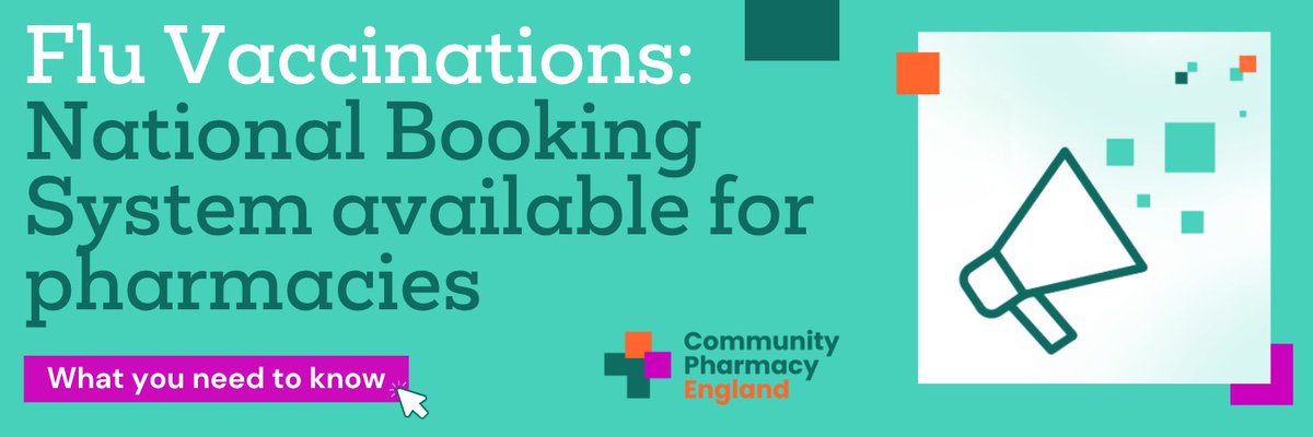 Community pharmacies providing the Flu Vaccination Advanced Service are invited to use the National Booking System (NBS) for the 2025/26 flu season. This follows last year’s offer and aims to facilitate easier patient access and appointment management.

Tell me more 👉