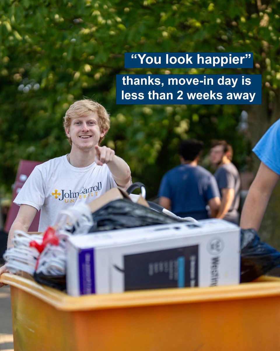JohnCarrollU's tweet image. There's nothing like being a Blue Streak 💙⚡️ #JCUBound