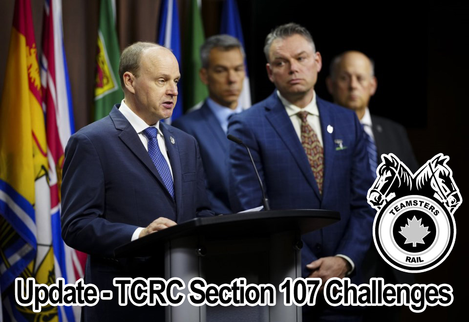 Section 107 Challenges – Update
tcrccalgary.ca/Section_107_Ch…
The TCRC has vowed to fight the unconstitutional government directives and CIRB orders. The following is an update to our fight thus far and anticipated next steps.