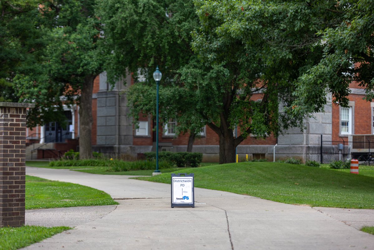 IPSSchools's tweet image. The 25-26 school year is underway for #TeamIPS staff! Today, throughout the district staff started the first of three days of Professional Development in preparation for the first day of school on August 4th.