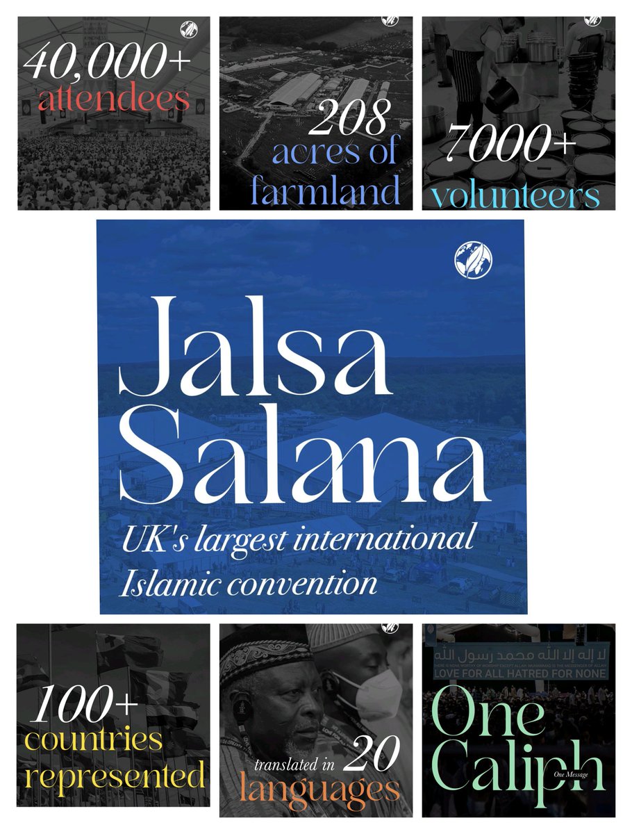 SajeelGhouri's tweet photo. 40,000+ hearts♥️, 100 nations🌍, 1 message: "Love for All Hatred for None"

Jalsa Salana UK
(The Annual convention of the Ahmadiyya Muslim Community UK) #JalsaUK

Live: https://t.co/TaoPEqvcvO https://t.co/cI2ISURw1u