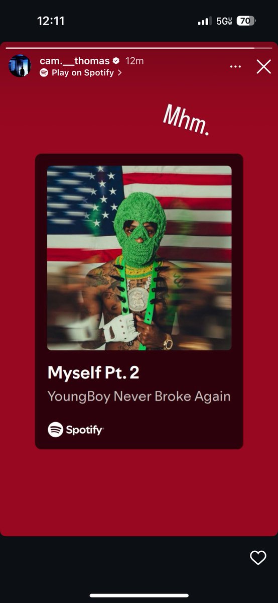 Cam Thomas on IG #netsworld