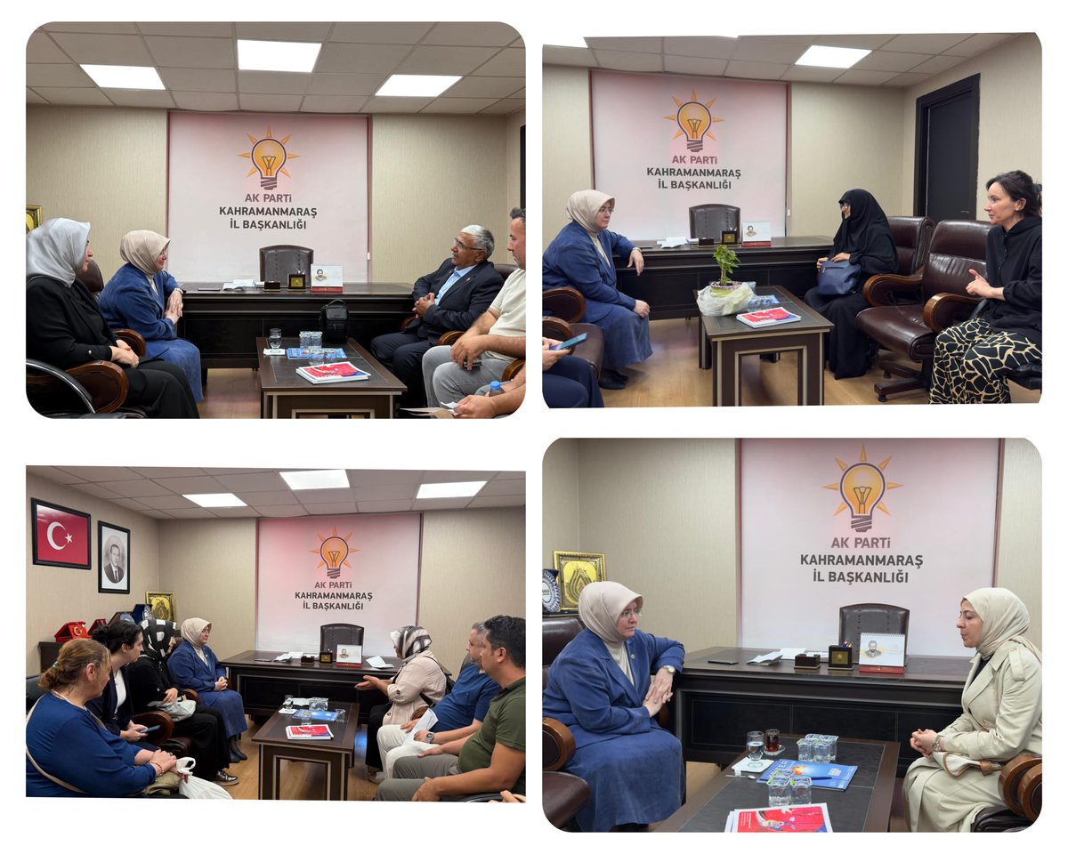 📍#AKPARTİ Kahramanmaraş İl Başkanlığı Buluşmaları

İl Başkanlığımızında hemşehrilerimizi misafir ettik... Vatandaşlarımızın taleplerini dinleyip çözüm odaklı istişarelerde bulunduk...
Güzel temennileri ve duaları için herkese teşekkür ediyoruz...
