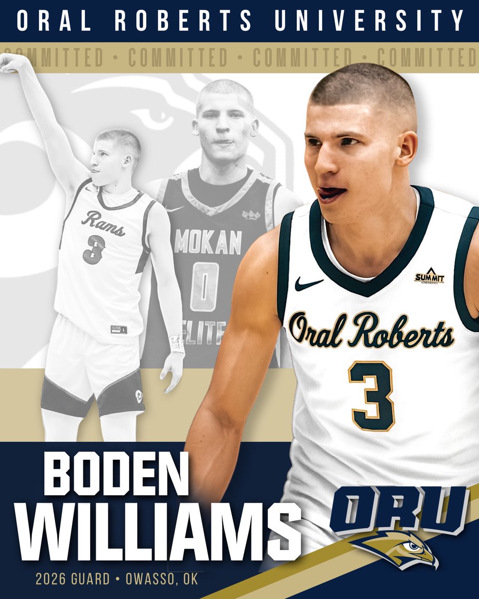 Years of work, countless prayers, and ONE FAITHFUL GOD! From Owasso to ORU!
Romans 8:28!

Committed!! 🦅🦅