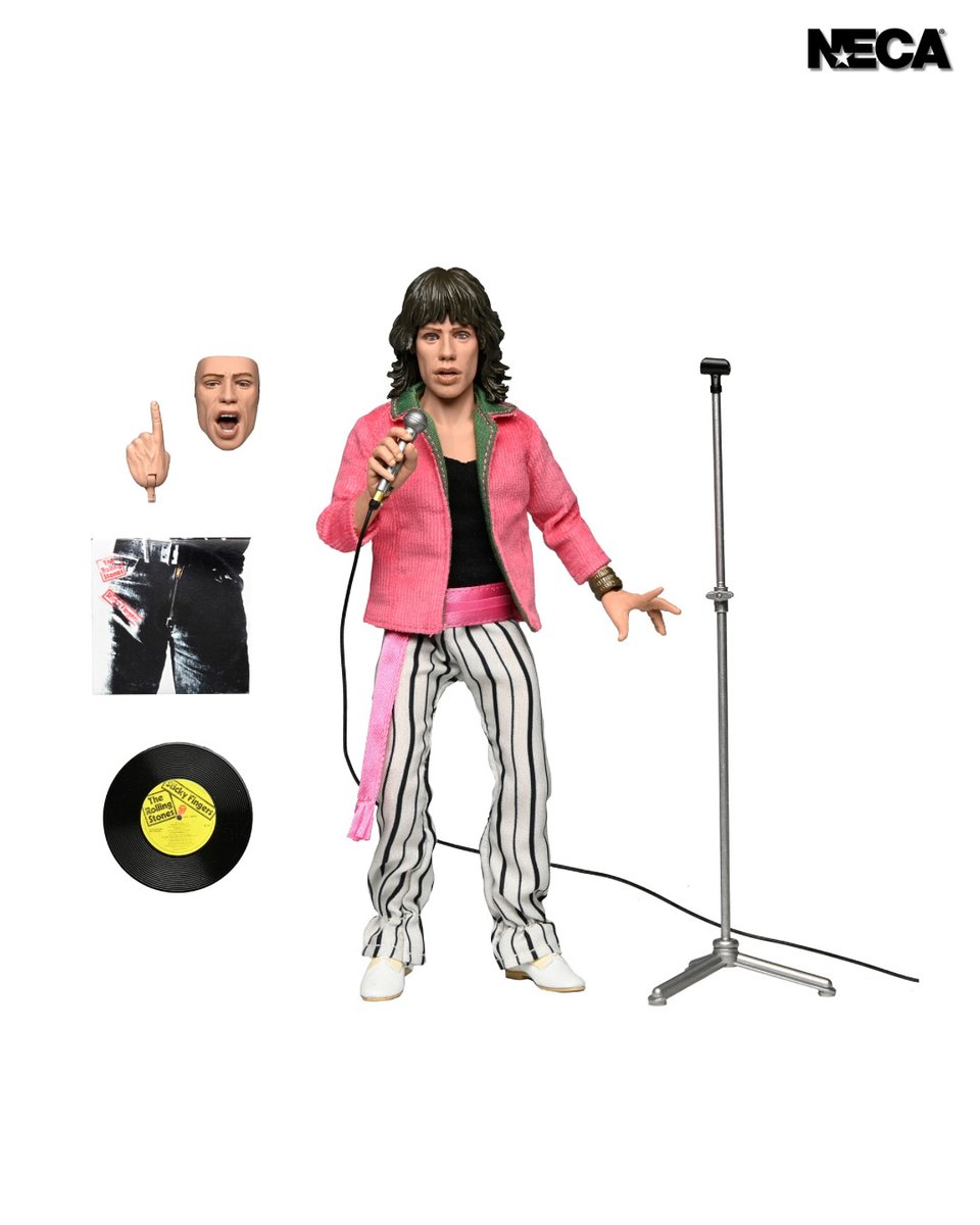 MFRemillard's tweet image. Figurine de Mick Jagger version Tour Of The Americas 1975
Disponible à la fin de l'année chez NECA. En pré-commande maintenant.
#MickJagger #RollingStones