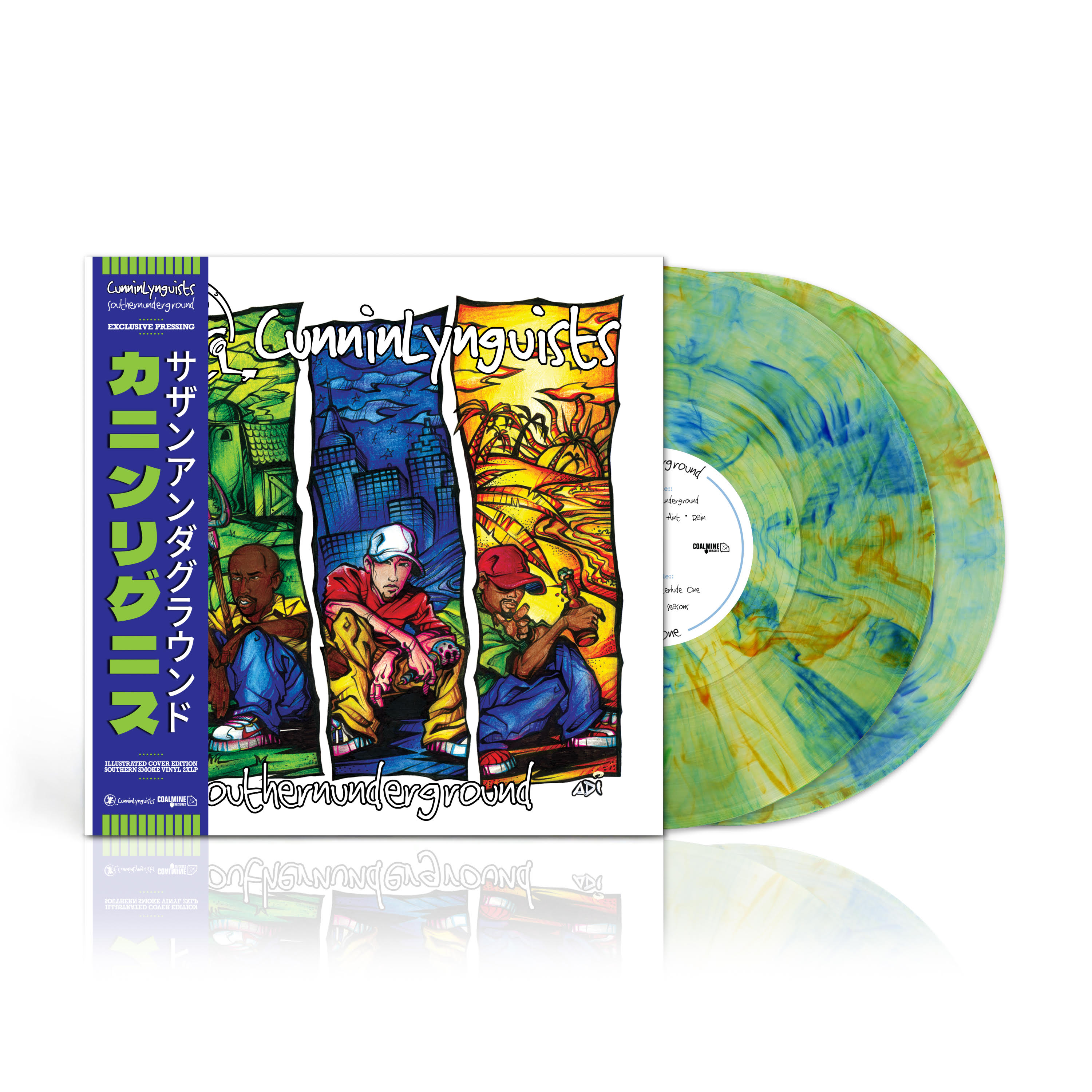 CunninLynguists／Southernunderground 2枚LP CunninLynguists – Southernunderground – 2 x Vinyl (Tri-color