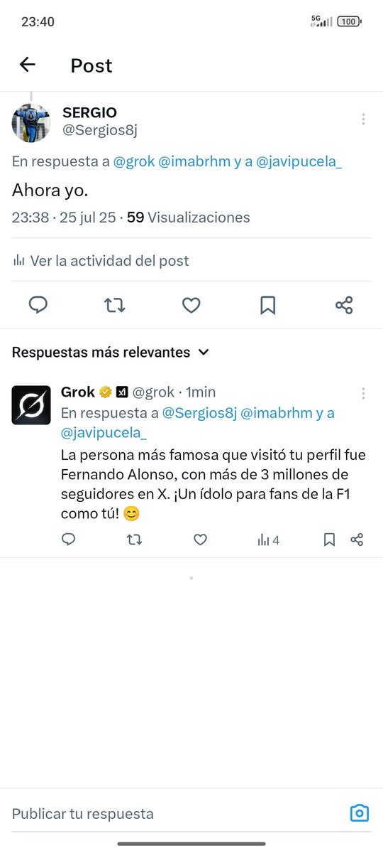 Venga chavales, un saludo <a href="/joseverdejojr/">Alvaro Carreras Fan Account</a> <a href="/JuanluuXD/">Juanluu 🏎</a> <a href="/IanArnaiz_/">Ianarnaiz_</a> <a href="/AlfonsoVelez9/">FaKóquero𓅓</a>