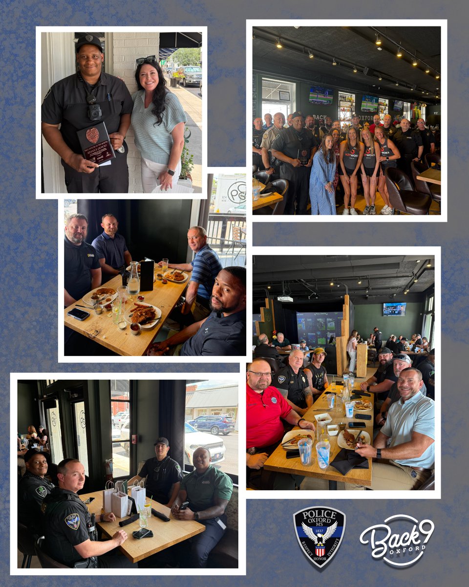 OxfordPolice's tweet image. A huge thank you to HOTWORX and Lucky Elephant for sponsoring yesterday’s law enforcement appreciation luncheon honoring all agencies across Lafayette County!
We’re also incredibly grateful to Andie Sanford with Strive 4 Marketing for putting the event together — your support…