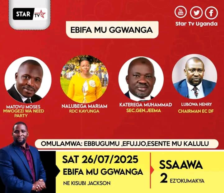 IsmaelZimula's tweet image. Don&apos;t miss the @democraticfr&apos;s EC chairman Hon Henry lubowa live on @StartvUganda