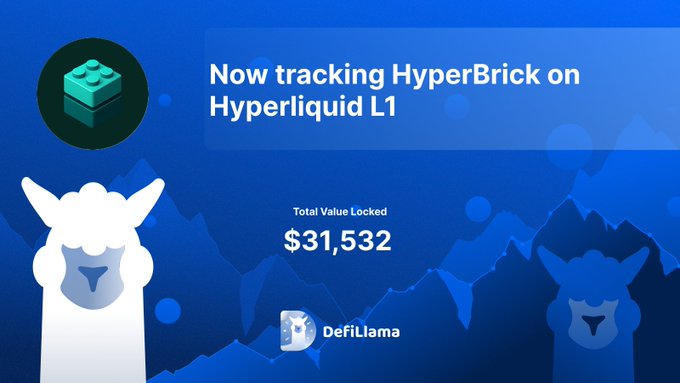 HyperBrick on Hyperliquid L1 with Total Value Locked of $31,532