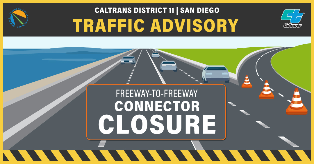 SDCaltrans's tweet image. 🚧Traffic Advisory 🚧
On Saturday, July 26 from 6am to 1pm, the 94 west connector to 125 north will be closed for landscape work.
Detour: Continue west on 94 to the Lemon Grove Ave exit. Right on Lemon Grove Ave to the 94 east on-ramp then to 125 north.
quickmap.dot.ca.gov