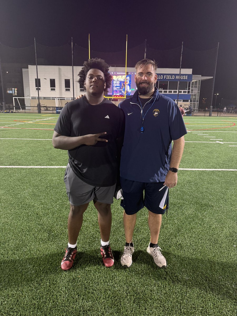 Had a great time at Pace University’s Camp yesterday. Thank you to all the coaches I connected with there! <a href="/CoachCGD/">Conor Gilmartin-Donohue</a> <a href="/CoachChadWalker/">Chad Walker</a> <a href="/CoachDougHogue/">Doug Hogue</a> <a href="/Yonkers_Brave/">Yonkers Brave Football</a>