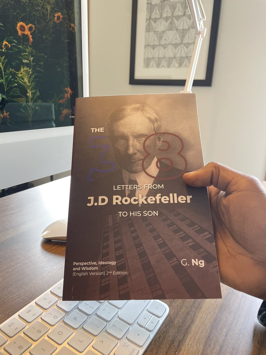 I’ve been following Rockefeller’s story for a while now. Titan was eye-opening. Today I got my hands on Letters to His Son. Can’t wait to see the personal side of the man behind the empire. <a href="/godbless_lema/">Godbless E.J. Lema</a> thanks for recommendation. #Legacy