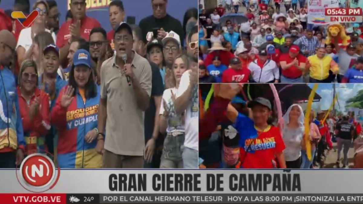 Jorge Rodríguez: Estamos afinando la maquinaria para el 27J y vamos a triunfar de manera gigantesca

jefe del Comando Unificado de la Revolución Bolivariana, Jorge Rodríguez, destacó que se está afinando la maquinaria para el próximo domingo 27 de julio, la cual contará con una
