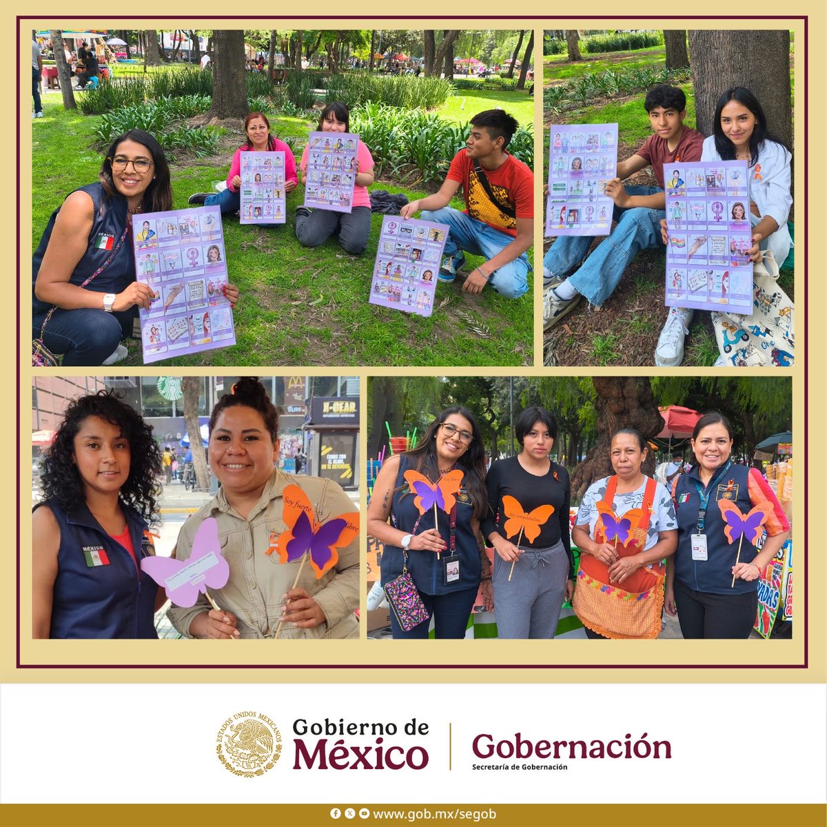 Rocío Bárcena Molina (@rociobarcenam) on Twitter photo En el marco del Día Naranja, personal de la Subsecretaría de Construcción de Paz de la <a href="/SEGOB_mx/">Gobernación</a> realizó diversas actividades en la Alameda Central de la #CDMX para fomentar la cultura de la No violencia contra mujeres y niñas #DíaNaranja #CulturaDePaz🕊️ En el marco del Día Naranja, personal de la Subsecretaría de Construcción de Paz de la <a href="/SEGOB_mx/">Gobernación</a> realizó diversas actividades en la Alameda Central de la #CDMX para fomentar la cultura de la No violencia contra mujeres y niñas #DíaNaranja #CulturaDePaz🕊️