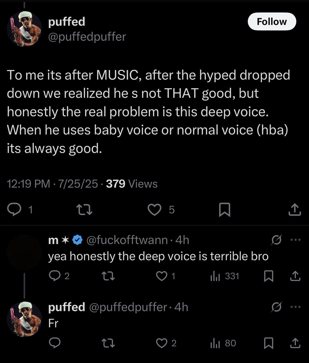 NotesTook's tweet image. Lol it’s funny how carti fans hate when carti use his deep voice and yb fans hate when yb use his baby voice. It’s like they switched bodies on some freaky Friday shit.