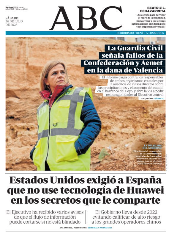 Los organismos de Sánchez y su delegada en la Comunidad Valenciana o no aportaron información o fue errónea 👇🏽 <a href="/abc_es/">ABC.es</a>