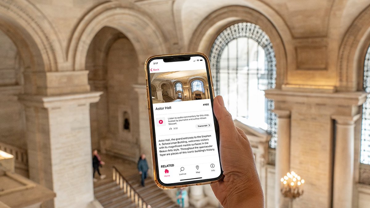 nypl's tweet image. Explore The New York Public Library with a self-guided audio tour, hosted by journalist and author Alison Stewart (@AllOfItWNYC).
Available online in English, Spanish, and Mandarin, or on Bloomberg Connects—the free arts and culture app: on.nypl.org/44pIdIF