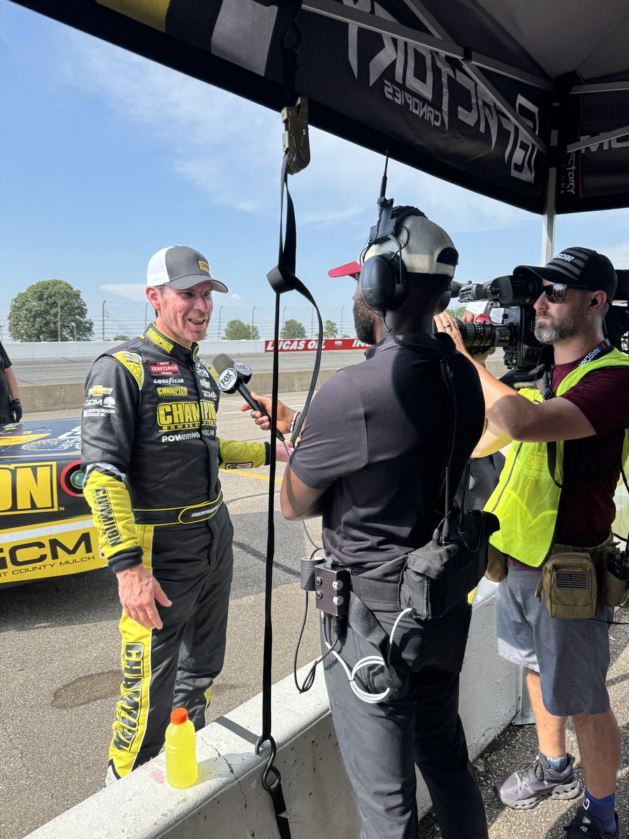 CR7 Motorsports (@cr7motorsports) on Twitter photo Chatting with <a href="/NASCARONFOX/">FOX: NASCAR</a> after a great practice session. Rounded out the session at the top of the board!
<a href="/GrantEnfinger/">Grant Enfinger</a> | <a href="/ChampionPowerEQ/">Champion Power Equipment</a> | <a href="/TeamChevy/">Chevrolet Motorsports</a> Chatting with <a href="/NASCARONFOX/">FOX: NASCAR</a> after a great practice session. Rounded out the session at the top of the board!
<a href="/GrantEnfinger/">Grant Enfinger</a> | <a href="/ChampionPowerEQ/">Champion Power Equipment</a> | <a href="/TeamChevy/">Chevrolet Motorsports</a>