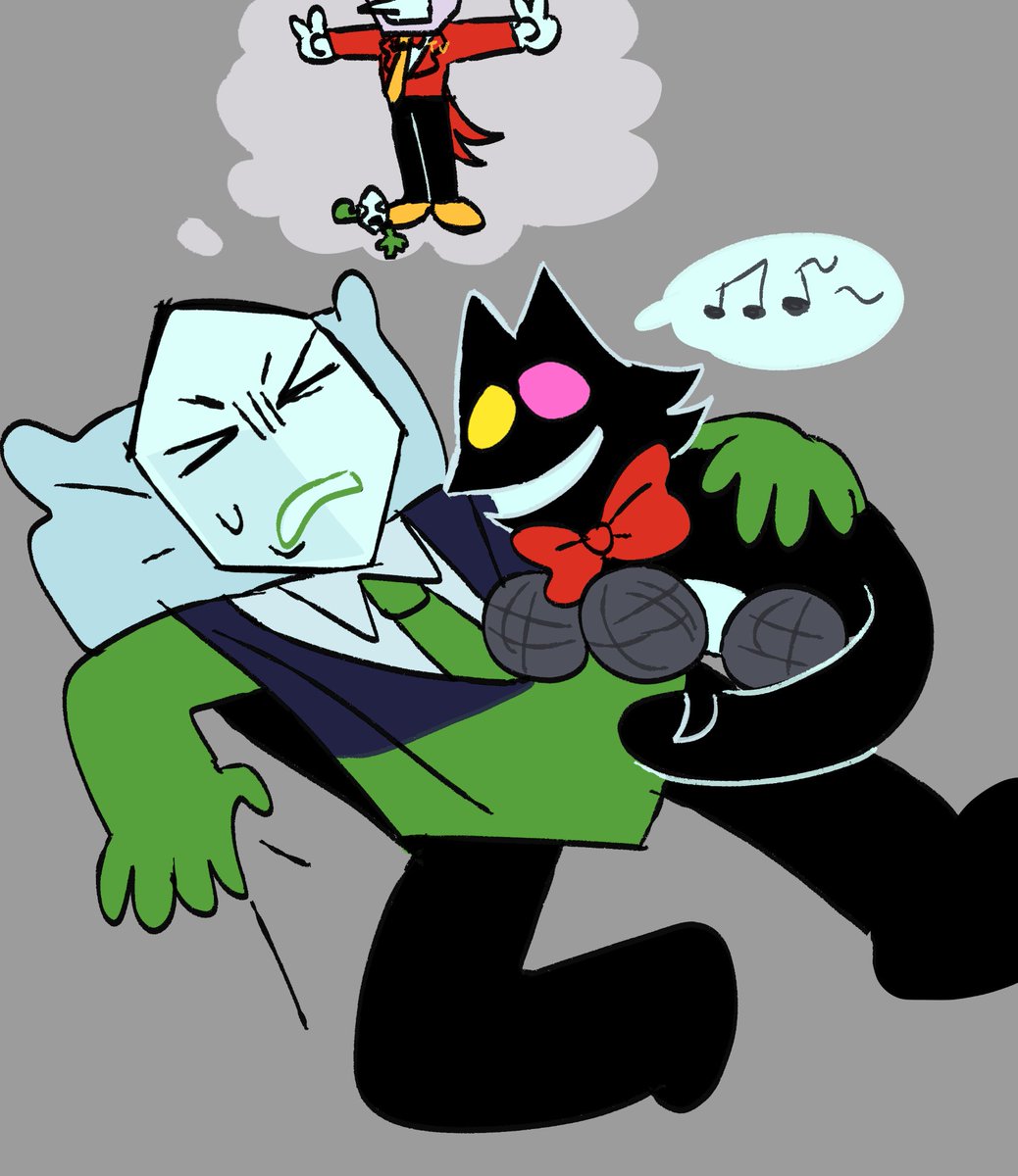 DButtt72985's tweet image. #deltarune #battat #pluey #jongler