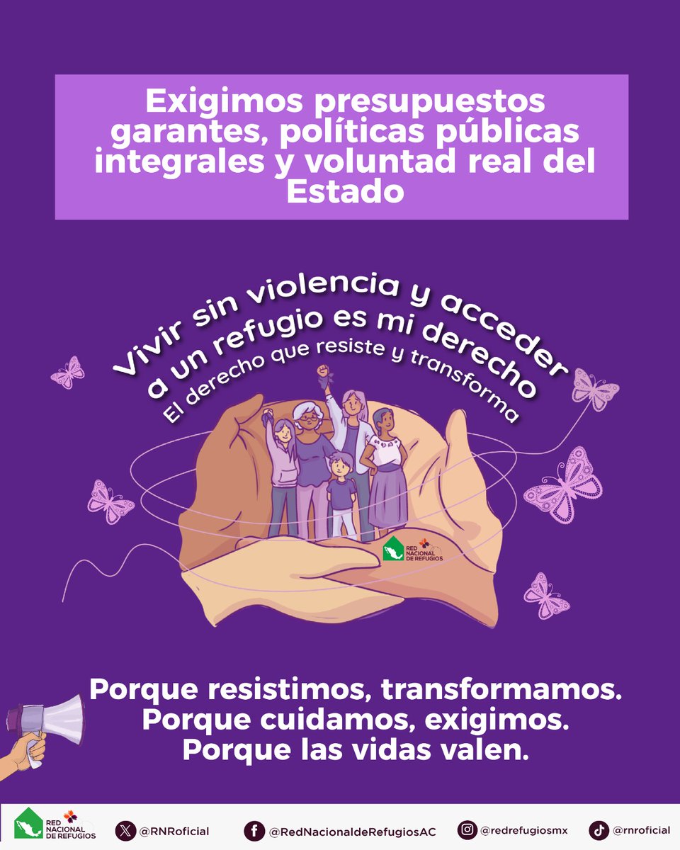 laminuta's tweet image. Peligra la seguridad de mujeres y niños por recortes del Gobierno, alerta Red Nacional de Refugios.
En el primer semestre de 2025, un promedio de 41 mujeres fueron agredidas cada día en México, y más de 10 mujeres son asesinadas.
educaoaxaca.org/peligra-la-seg…